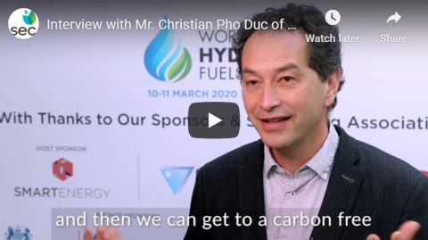 Interview – Mr. Christian Pho Duc, Managing Director, Smartenergy Projects speaking at World Hydrogen Fuels Summit 2020