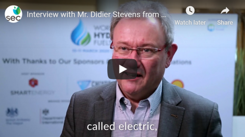 Interview – Mr. Didier Stevens, Senior Manager – European & Government Affairs, Toyota Motor Europe speaking at World Hydrogen Summit 2020
