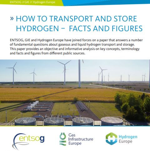 Hydrogen Europe, ENTSOG, GIE – How to Transport & Store Hydrogen – Facts & Figures